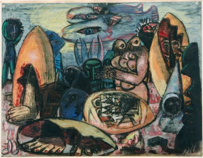 Erken insanlar by Max Beckmann