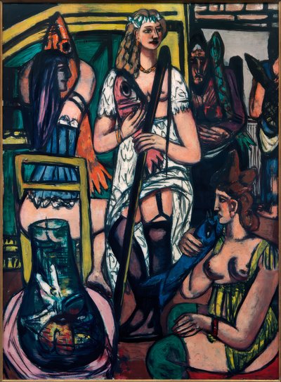 Kadınların büyük resmi, balıkçı kadınlar by Max Beckmann