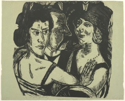 Grup Portresi, Eden Bar by Max Beckmann