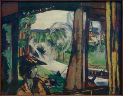 Demiryolunda (Kuzey Fransa) by Max Beckmann