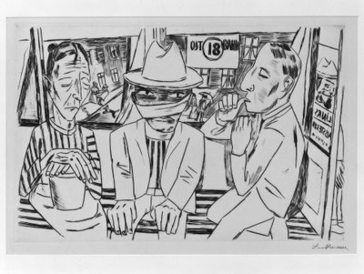 tramvayda by Max Beckmann