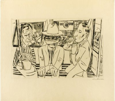 Tramvayda by Max Beckmann
