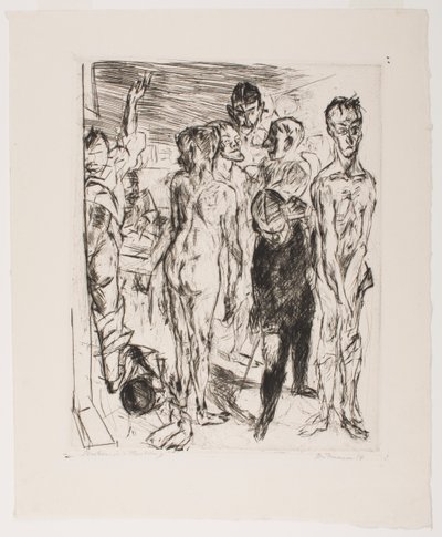 Denetleme by Max Beckmann
