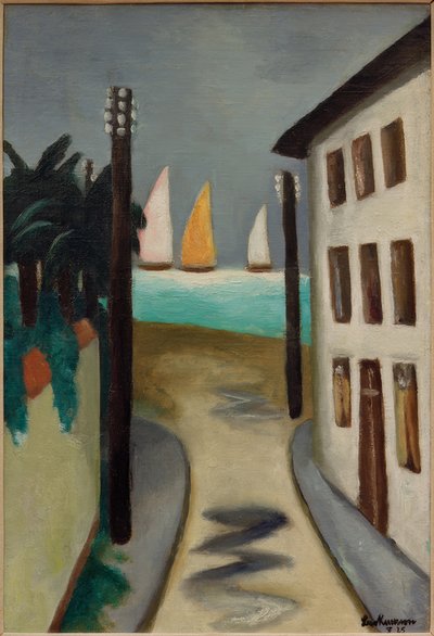 Küçük manzara. Viareggio by Max Beckmann