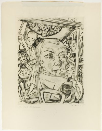 Queen Bar (Otoportre) by Max Beckmann