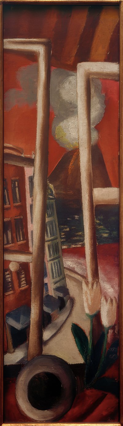 Vezüv ile manzara by Max Beckmann