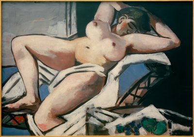 yalan eylemi by Max Beckmann