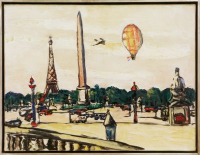 Place de la Concorde bei Etiketi by Max Beckmann