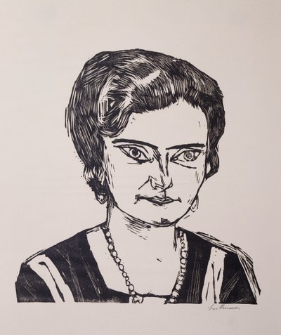 Bayan HM'nin Portresi (Naila) by Max Beckmann