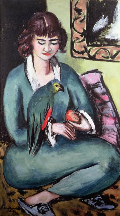 Papağanlı Quappie by Max Beckmann