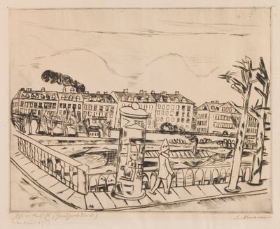 Güzel Manzara (Kış Manzarası) by Max Beckmann