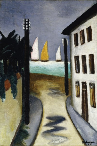Küçük Manzara, Viareggio; Kleine Landschaft, Viareggio by Max Beckmann