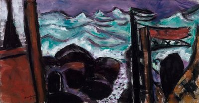 Küçük Fırtınalı Deniz by Max Beckmann