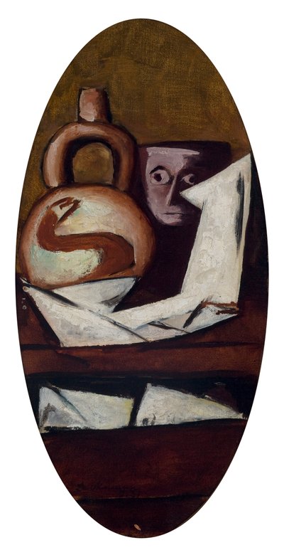 Natürmort (Meksika Figürlü) by Max Beckmann