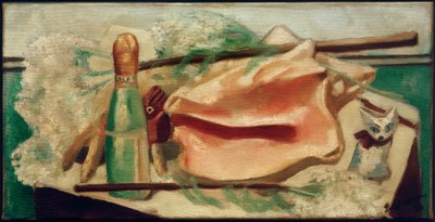 Pembe deniz kabuğu ile natürmort by Max Beckmann