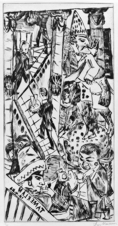 Timur by Max Beckmann