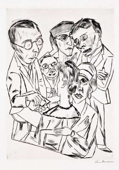 Toplumdaki Sanatçı by Max Beckmann
