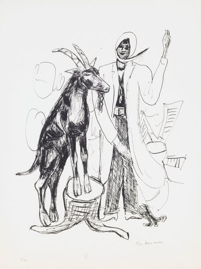 The Buck, “Day and Dream” portföyünden 9 numaralı plaka by Max Beckmann