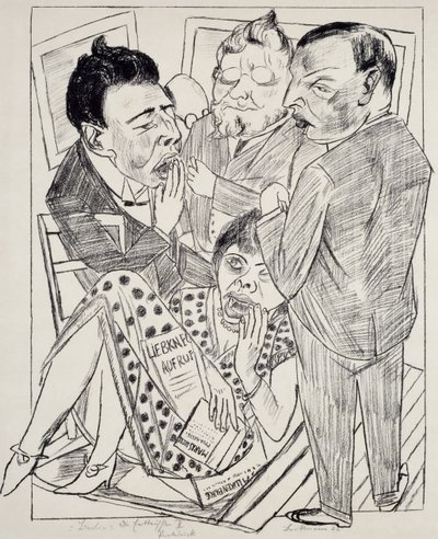 Hayal Kırıklığı II, Max Beckmann (1884-1950), litografi. Almanya, 20. yüzyıl. by Max Beckmann
