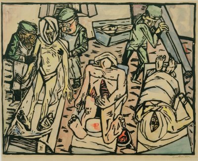Totenhaus by Max Beckmann