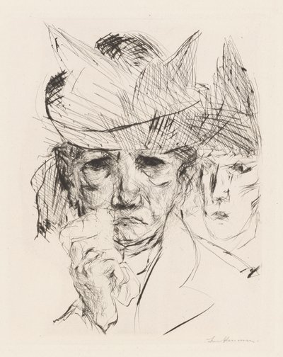 Ağlayan kadın by Max Beckmann