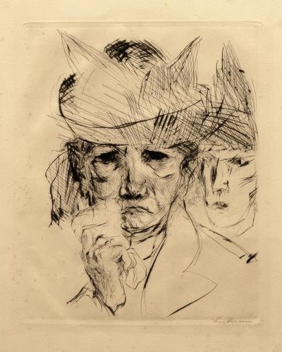 ağlayan kadın by Max Beckmann