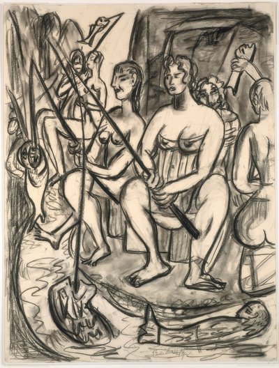Kadın Balıkçılık by Max Beckmann