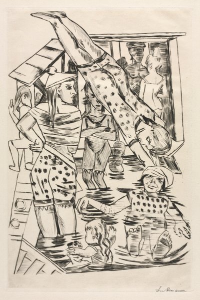 Kadın Hamamı by Max Beckmann