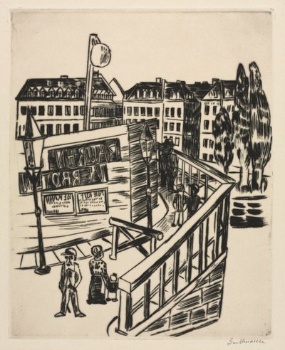 Ahşap köprü by Max Beckmann
