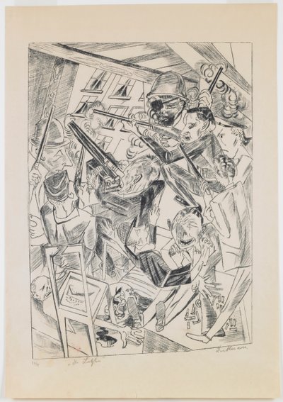 plaka 10: Sonuncular by Max Beckmann