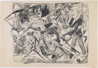 4. plaka: Şehitlik by Max Beckmann
