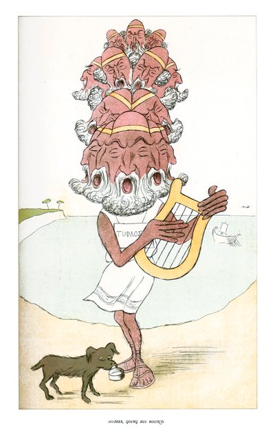 Homer, Dönerken, 1904. by Henry Maximilian Beerbohm