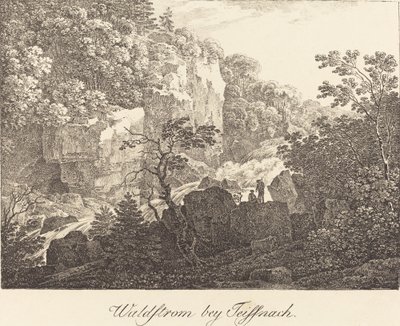 Waldstrom bey Teissnach by Max Joseph Wagenbauer