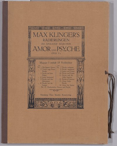 Aşk Tanrısı ve Ruh [Opus Va] by Max Klinger