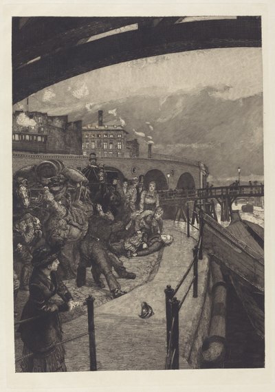 Bir Cinayet Bir Cinayet, 1883. by Max Klinger