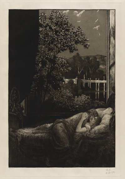 Gece (Mutluluk) by Max Klinger