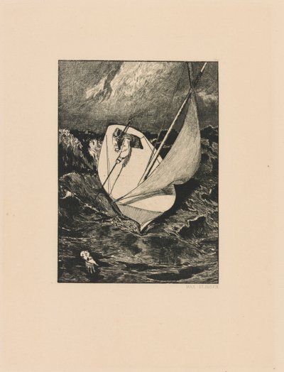 A Glove serisinden Rescue (Rescue) by Max Klinger