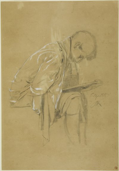Chronicler (rekto ve verso) by Max Klinger