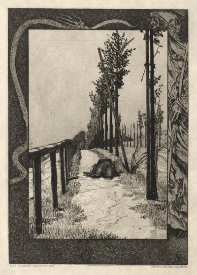 Vom Tode I, (Opus II, 1889) 4 by Max Klinger