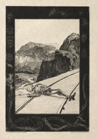 Vom Tode I, (Opus II, 1889) 8 by Max Klinger