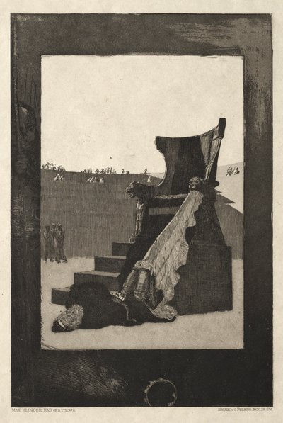İşte Tode I, Opus I, 1889 No. 6. by Max Klinger