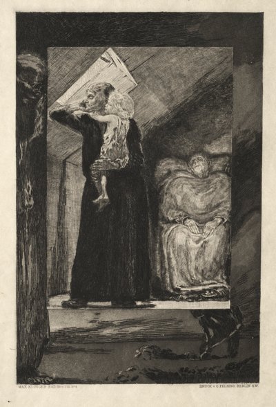 Vom Tode I, Opus II, 1889 9. by Max Klinger
