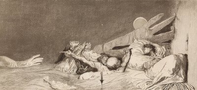Korkular. 1881 by Max Klinger