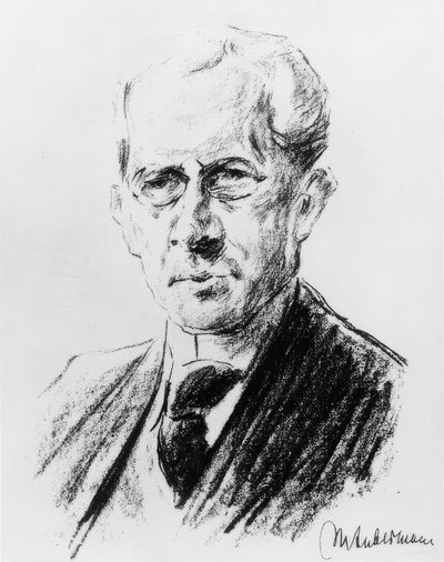 Arno Holz / lit. Max Liebermann tarafından by Max Liebermann