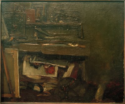 Atelier Winkel - Atelier Ecke by Max Liebermann