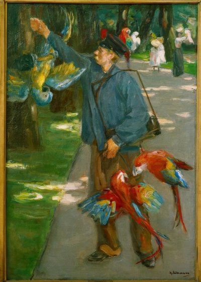 papağan adam by Max Liebermann