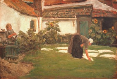 çamaşır suyu by Max Liebermann