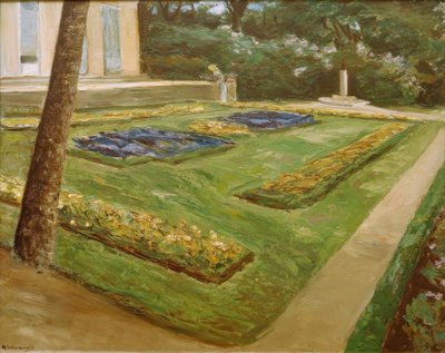 Kuzeybatıdaki Wannsee bahçesindeki çiçek terası by Max Liebermann