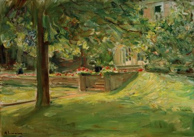 Güneybatıdaki çiçek terası / Wannseegarten by Max Liebermann