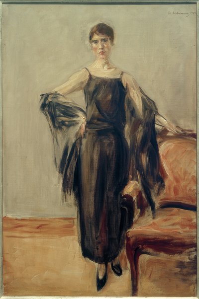 Genia Levine, ayakta by Max Liebermann
